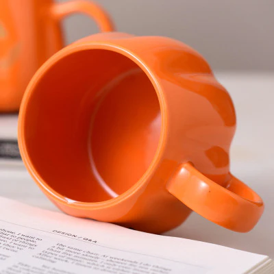 Creative Halloween Pumpkin Ceramic Mug - Image 6