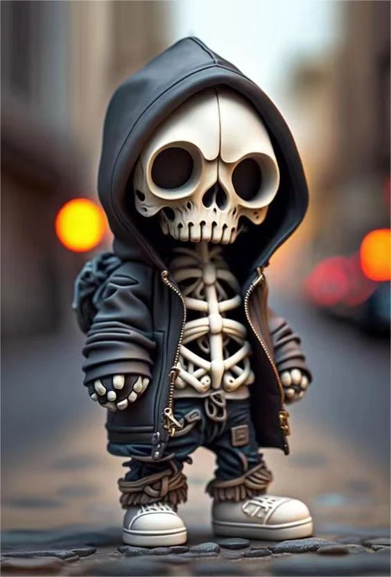 Trendy Zombie - Skeleton Figurines Halloween Decorative Ornament - Image 2