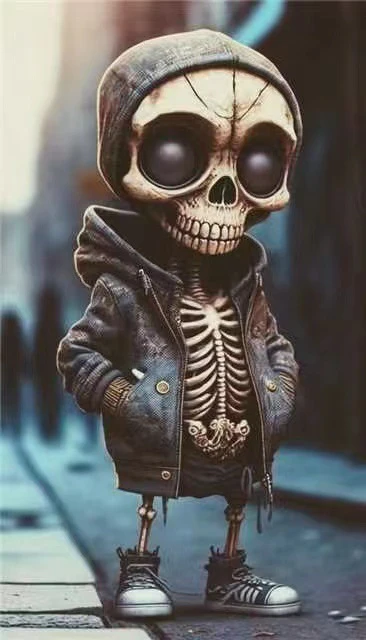 Trendy Zombie - Skeleton Figurines Halloween Decorative Ornament - Image 3