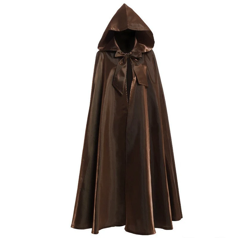 Halloween Costume Medieval Cloak Wizarding Robe - Image 9