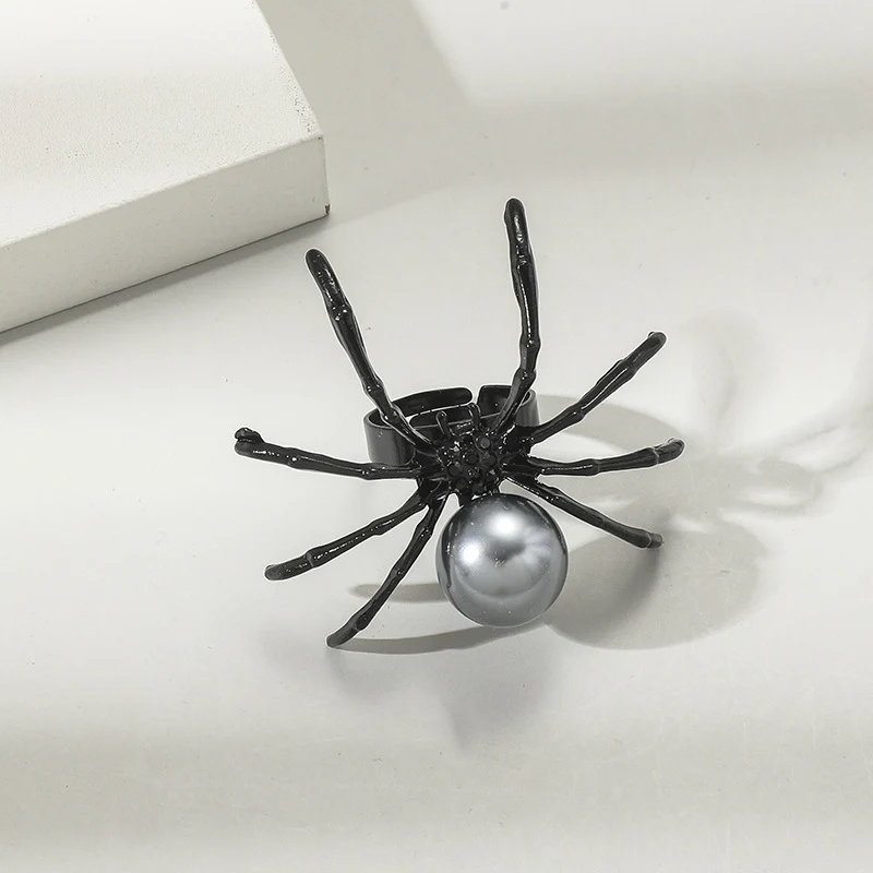 Halloween Fashion Simple Spider Shape Ring - Image 3