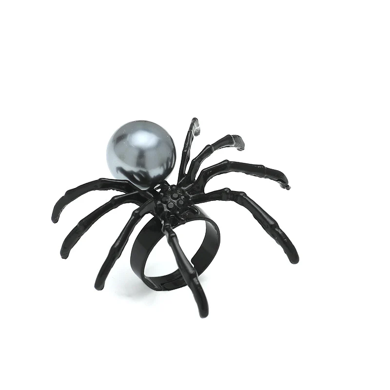 Halloween Fashion Simple Spider Shape Ring - Image 6