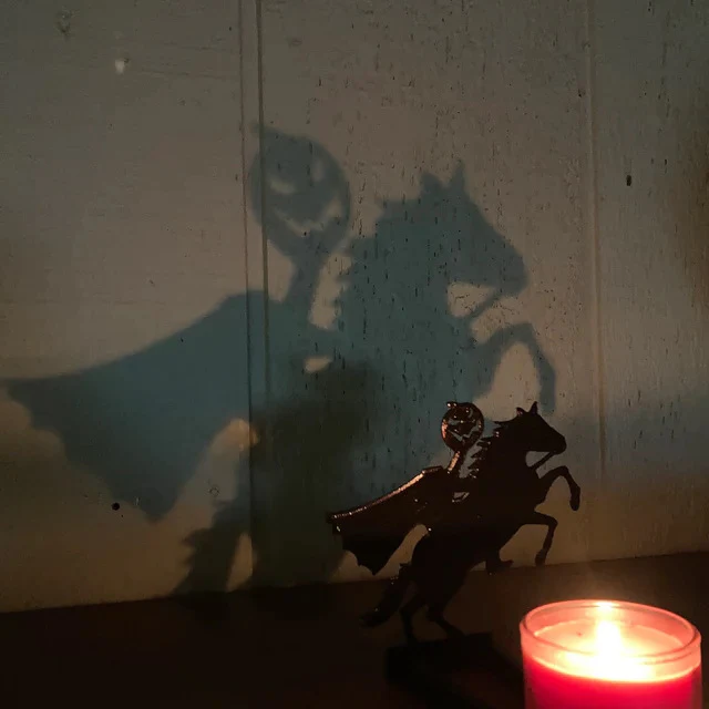 Halloween Fun Silhouette Shadow Candle Holder Decoration ornament - Image 2