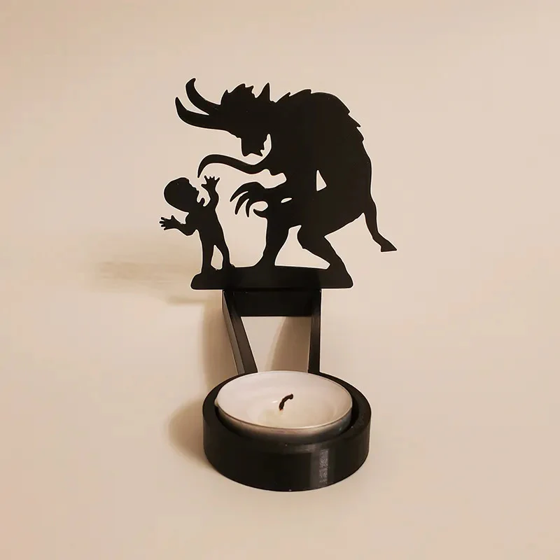 Halloween Fun Silhouette Shadow Candle Holder Decoration ornament - Image 3