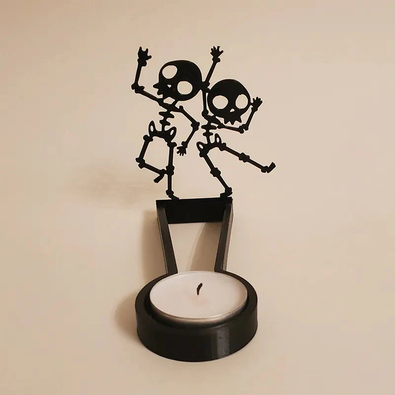 Halloween Fun Silhouette Shadow Candle Holder Decoration ornament - Image 6