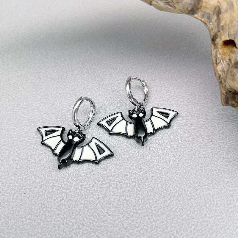 Halloween Funny Earrings Female Personality Ghost Pumpkin Bat Cartoon Jewelry - Image 7
