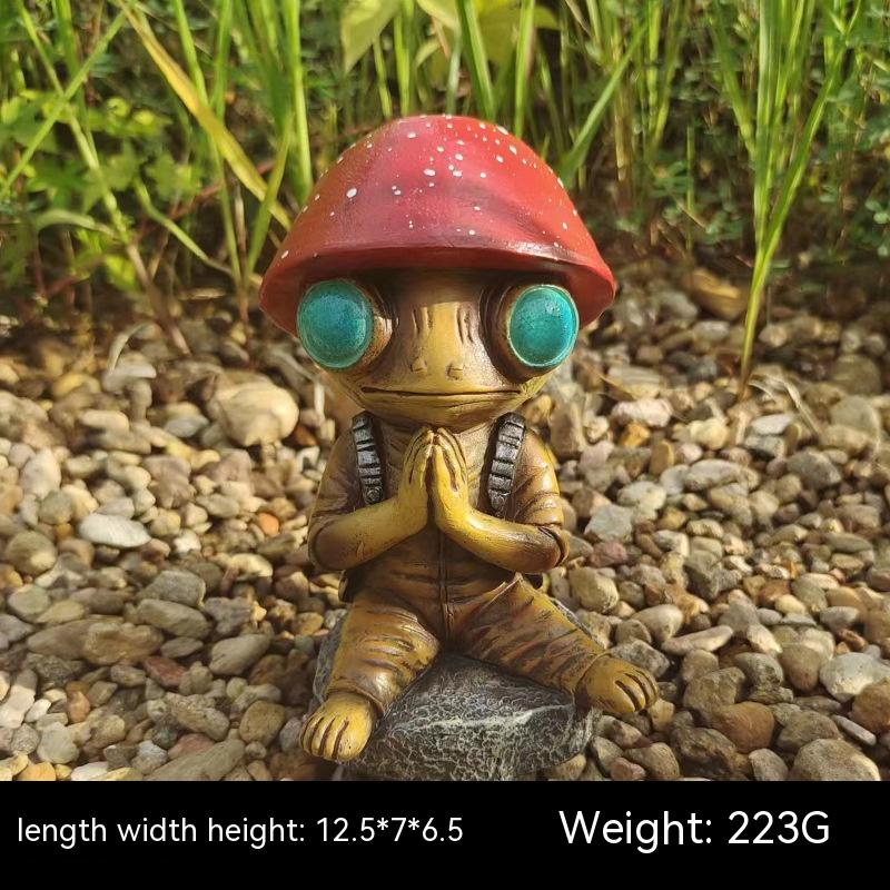 Halloween Garden Decoration Alien Statue Garden Garden Garden Decoration - Image 3