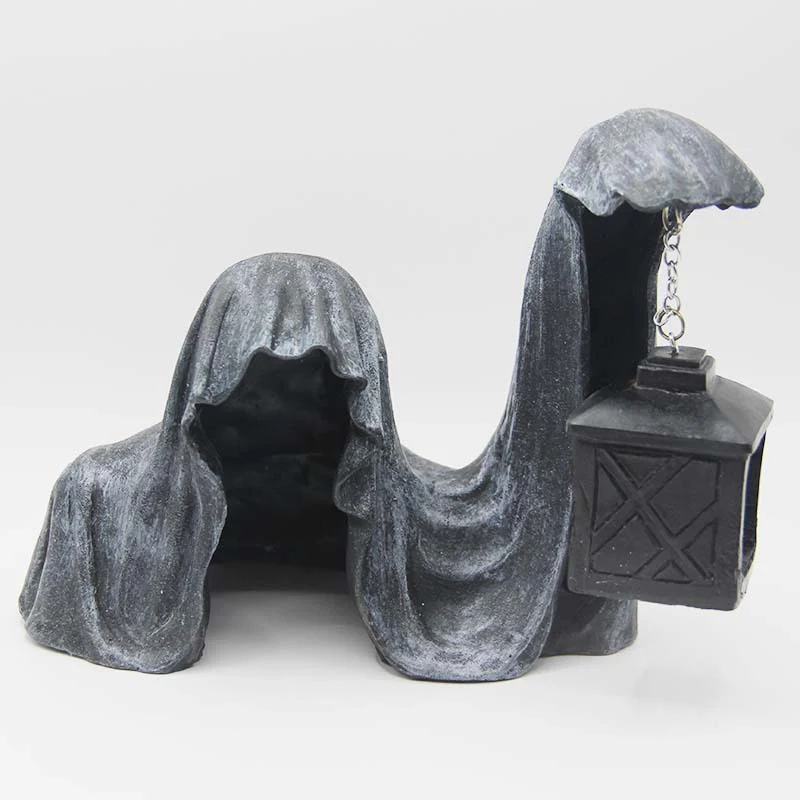 Halloween Lantern Hell Death Resin Decorations - Image 4