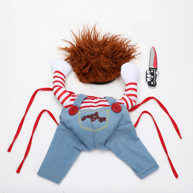 Halloween Pet Costume Pet Dog Funny Clothes Adjustable Dog Cosplay Costume Scary Costume Party Gatherings - Image 7
