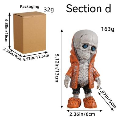 Zombie Ghost Halloween Hooded Skull Fashion Decorative Ornament - Image 9