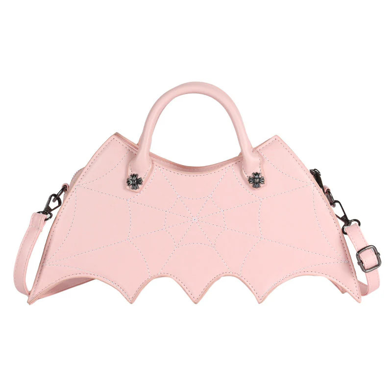 Halloween Spider Web Shape Shoulder Bags Personality Batgirl Tide Pu Handbags Fashoin Messenger Crossbody Bag - Image 14