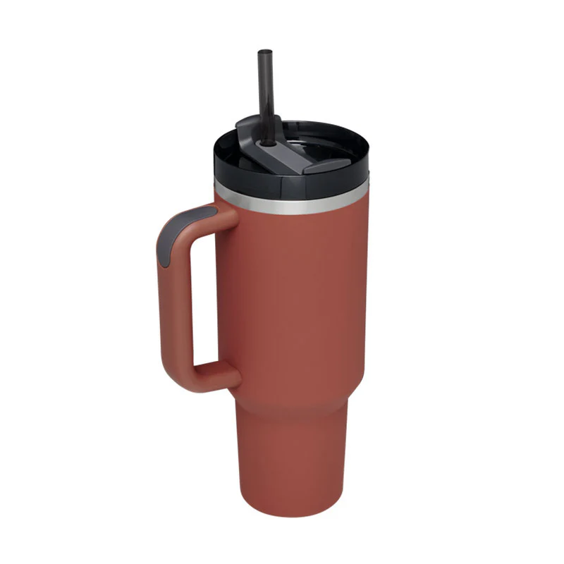 Halloween Thermal Mug 40oz Straw Coffee Insulation Cup With Handle - Image 15