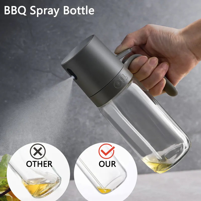 High Borosilicate Glass Olive Oil Spray Dispenser Bottle 250ml - Image 5