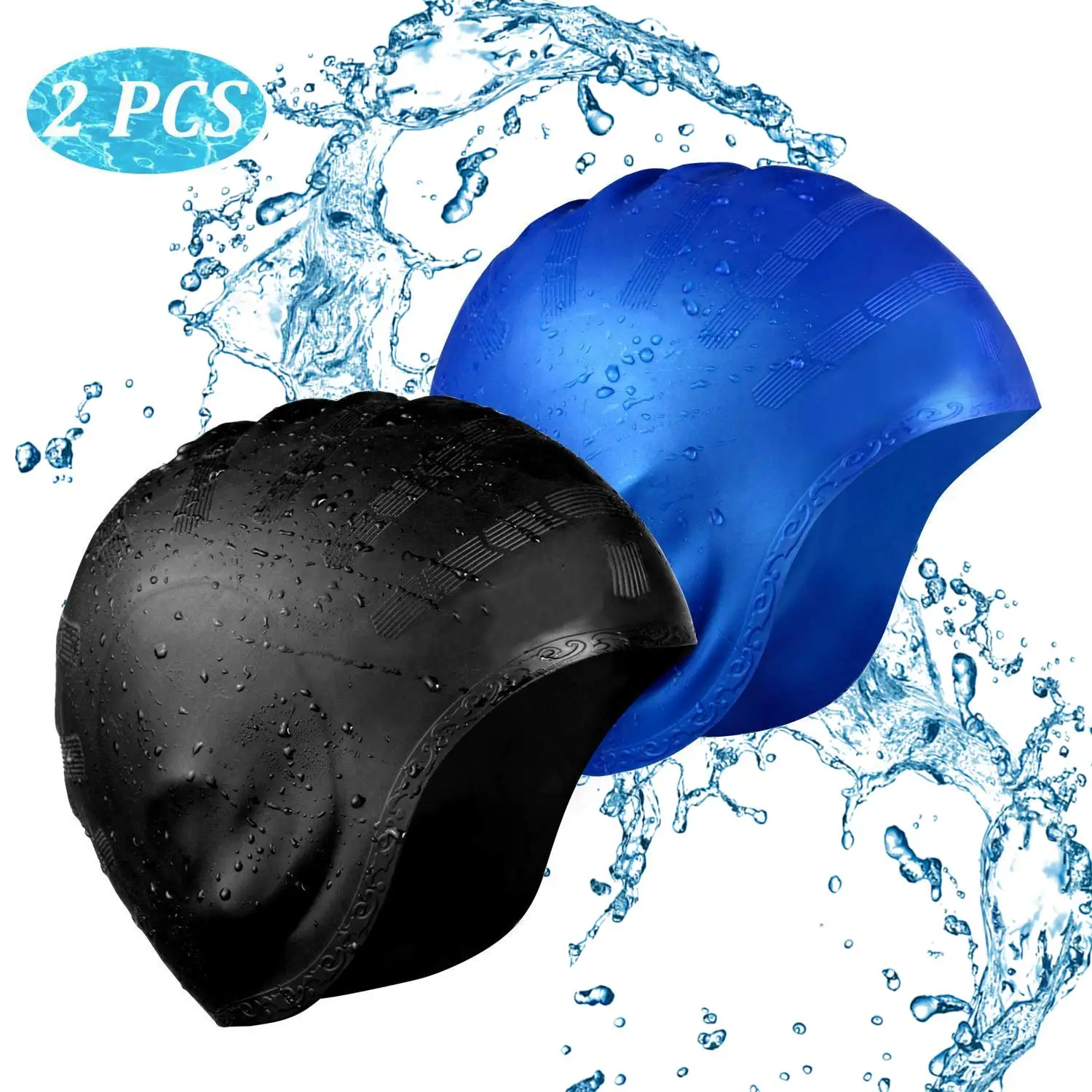 High Elastic Silicone Swimming Cap - Image 7
