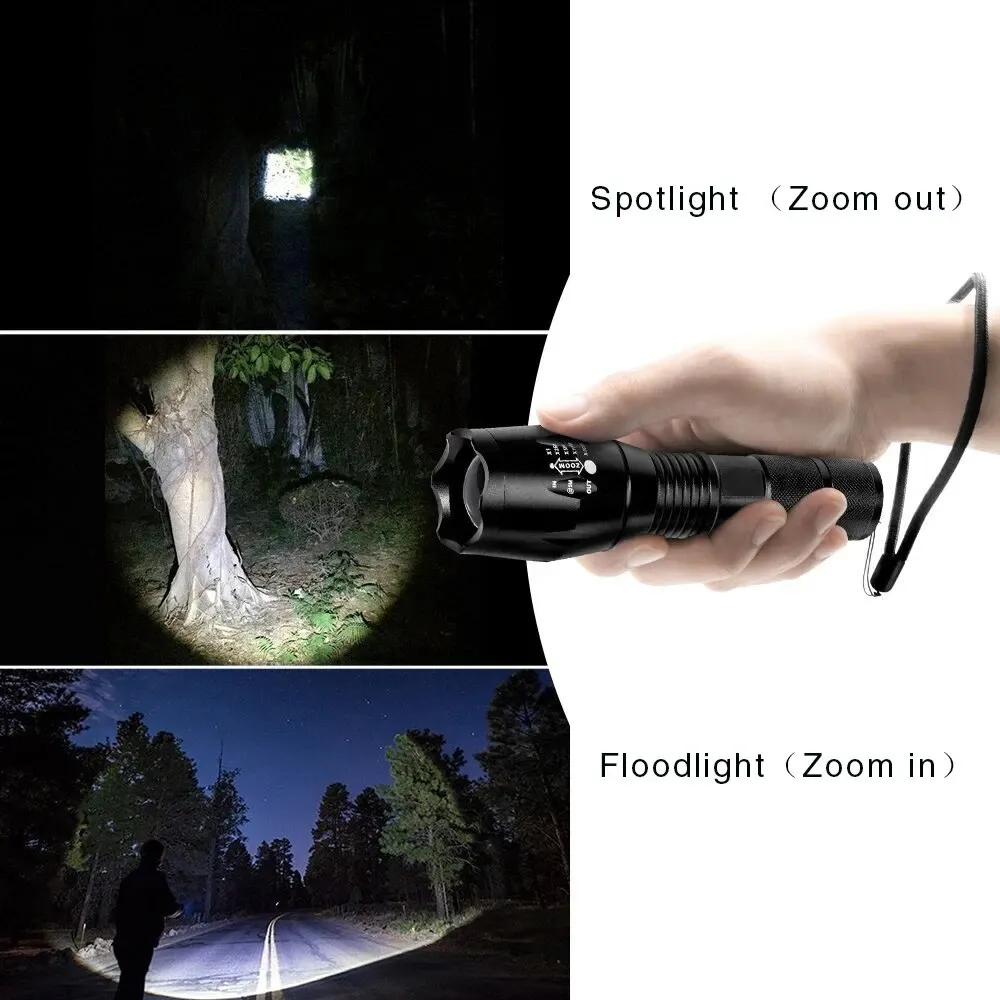 High-Power LED Flashlight with 5 Lighting Modes - Image 6