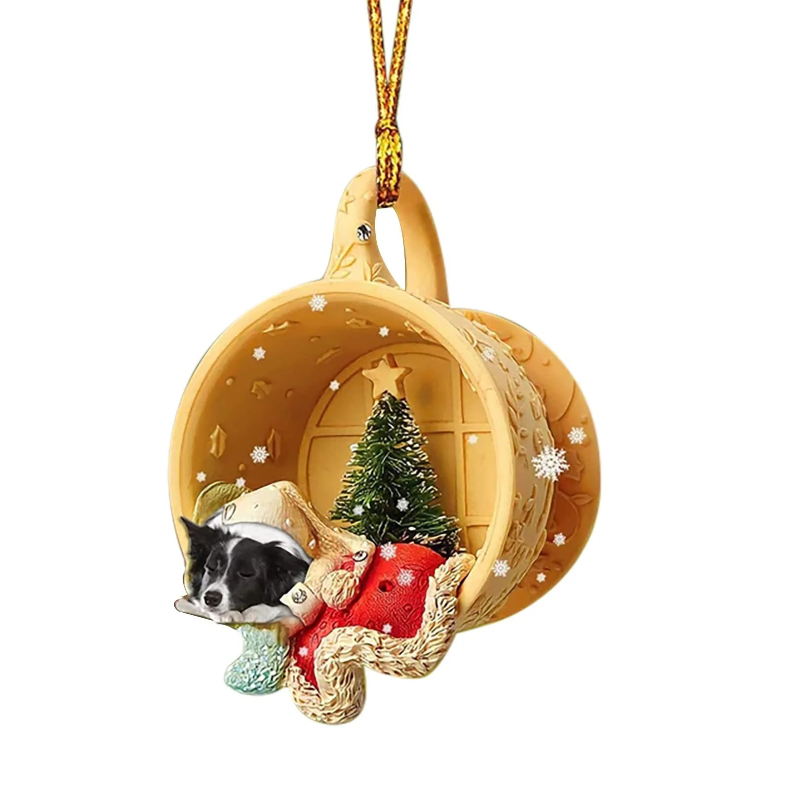 Home Acrylic Sausage Dog Hanging Decorations - Image 8