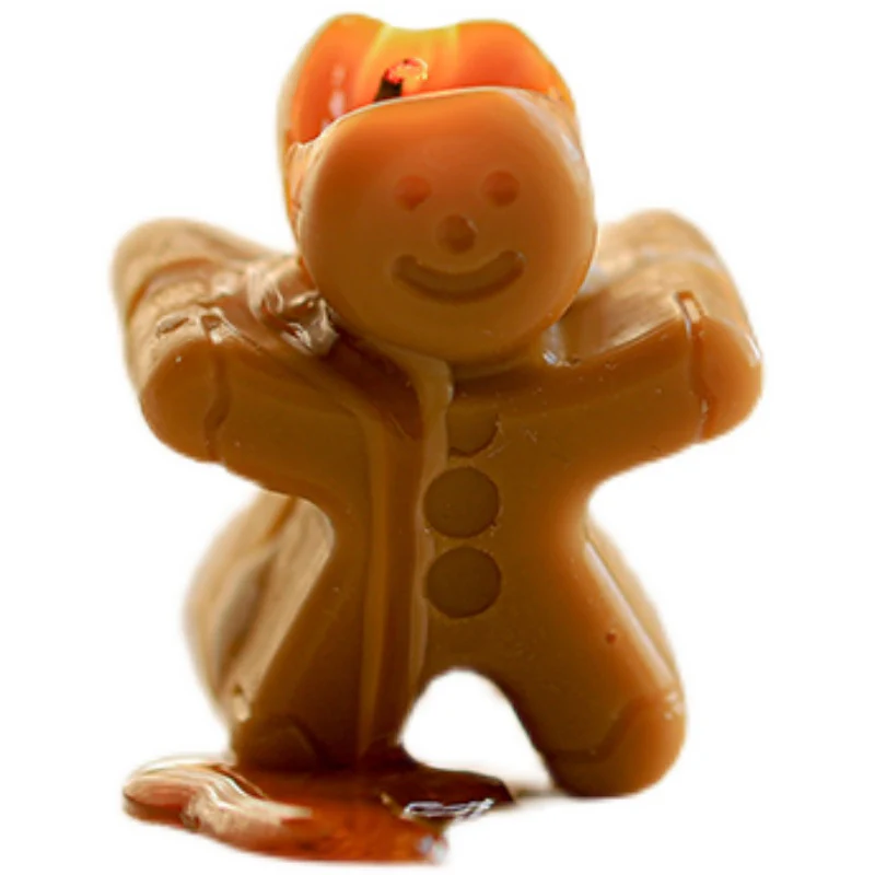 Homemade Gingerbread Man Christmas Scented Candle - Image 5