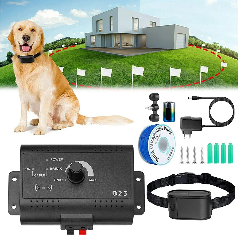 Invisible Wireless Electric Dog Fence System with Outdoor Training Remote Control