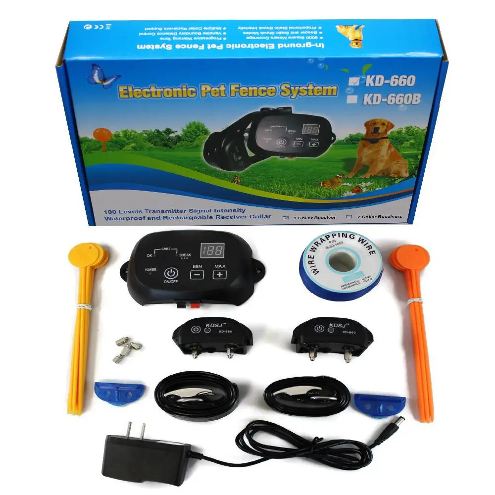 KD660 Hidden Dog Fence In-ground Wire Friendly Pet Containment with Training Collar - Image 7