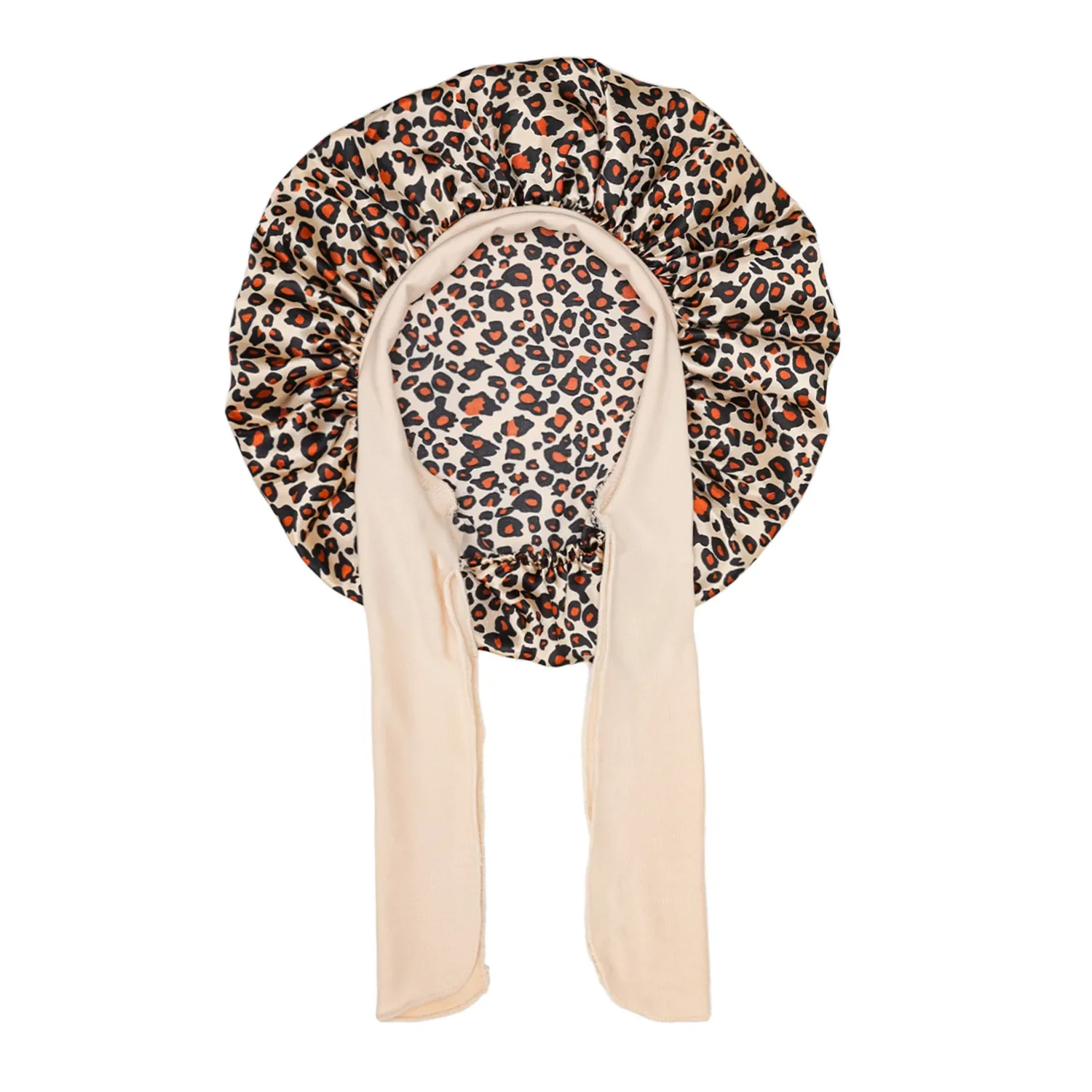 Kids Satin Bonnet With Ribbon - Image 6