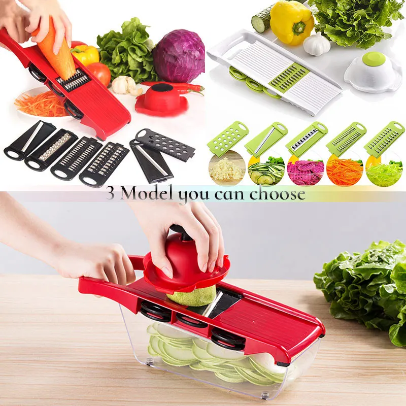 Kitchen Helper Vegetable Cutter and Slicer with Steel Blade - Image 3