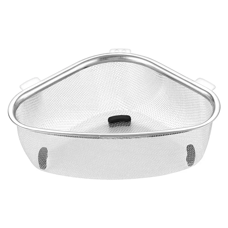 Kitchen Sink Drain Stainless Steel Basket Triangle Strainer - Image 6
