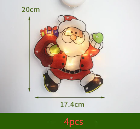 LED Suction Cup Window Hanging Lights Christmas Decoration - Image 13