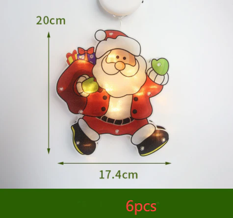 LED Suction Cup Window Hanging Lights Christmas Decoration - Image 14