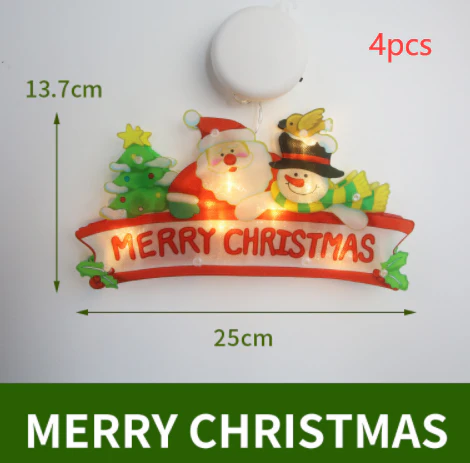LED Suction Cup Window Hanging Lights Christmas Decoration - Image 17
