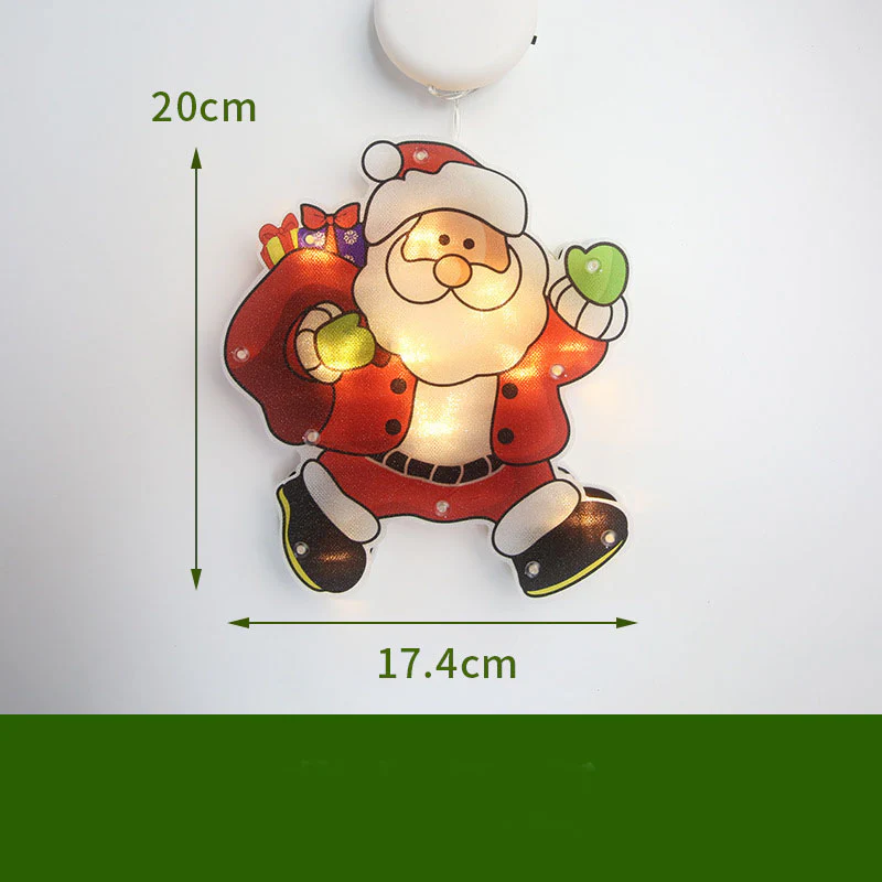 LED Suction Cup Window Hanging Lights Christmas Decoration - Image 2