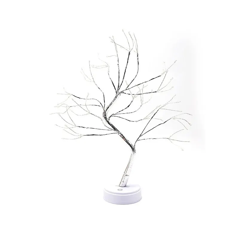 LED Table Lamp Tree USB/AA Battery Powered Bedroom Study Decorative Desk Indoor Night Lamp - Image 7