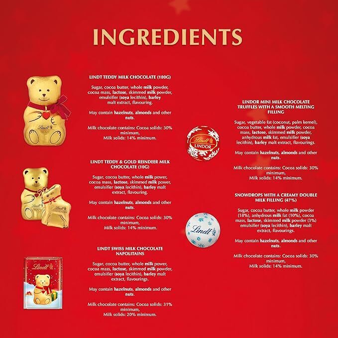 Lindt Teddy Advent Calendar 2024 Augmented Reality Christmas Milk Chocolate 250G - Image 2