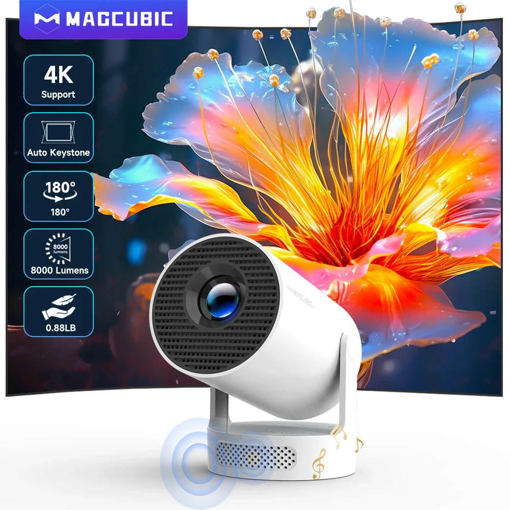 HY300 Pro 4K Portable Projector Android 11