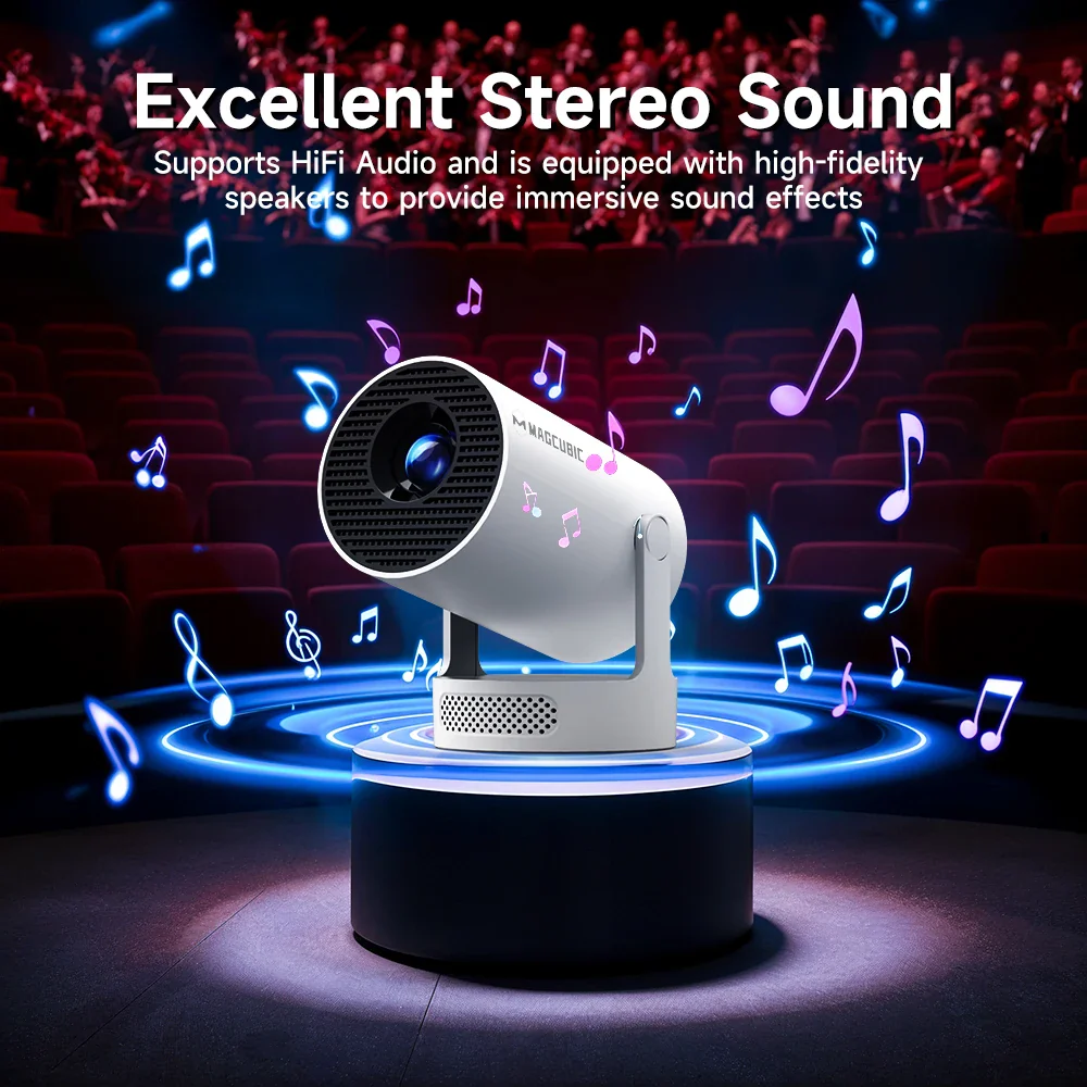 HY300 Pro 4K Portable Projector Android 11 - Image 6