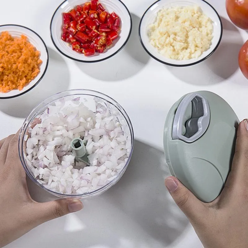 Manual Meat Mincer Garlic Chopper 500/900ML - Image 4