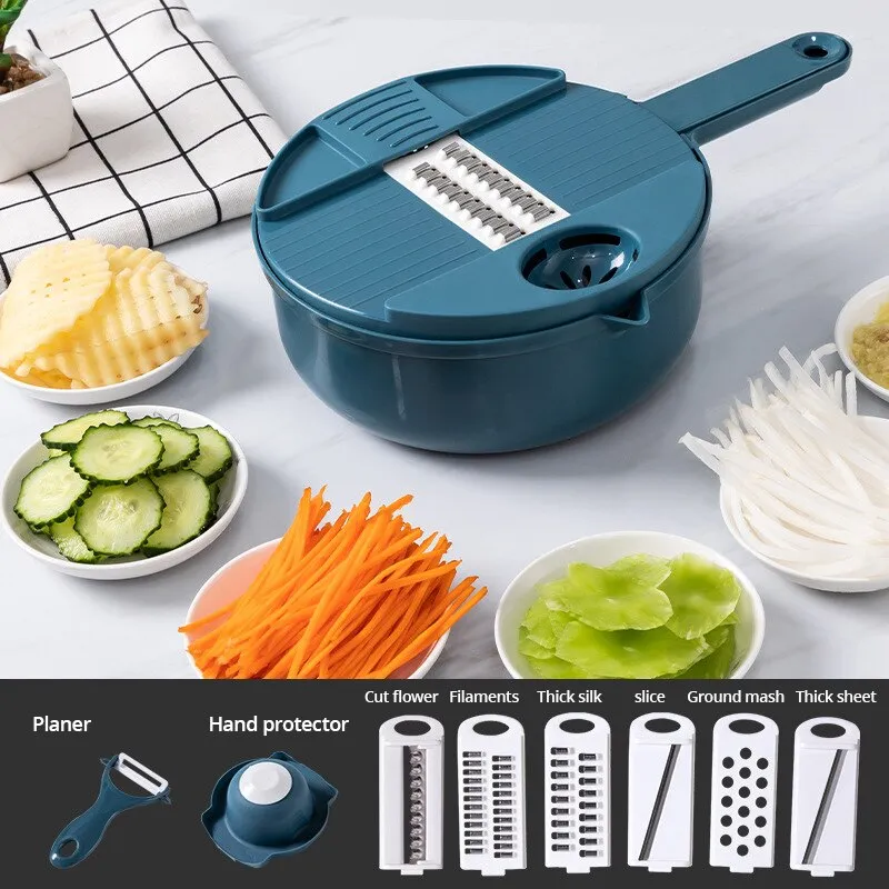 Manually Cut Shred Grater Salad Vegetable - Image 2