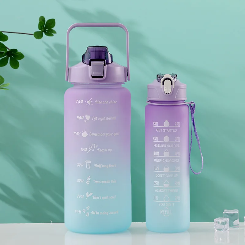 Motivational Sports Water Bottle with Time Marker - Image 11