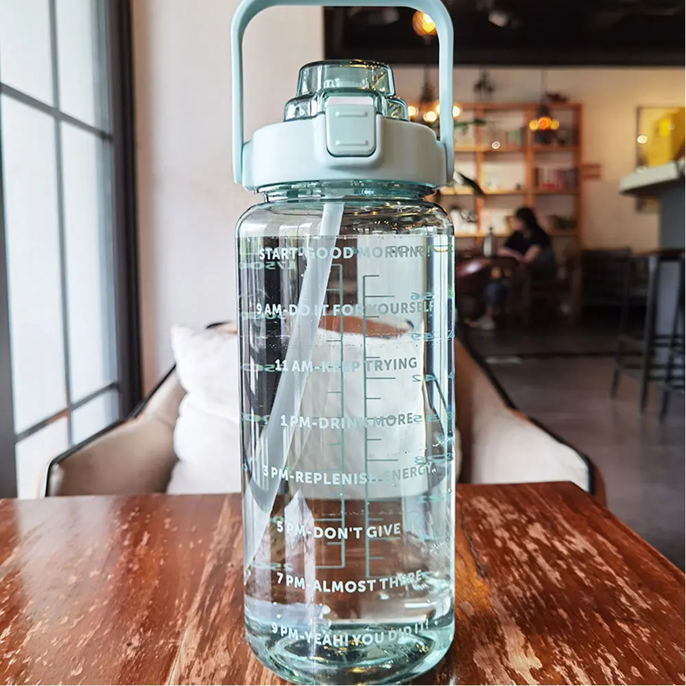 Motivational Sports Water Bottle with Time Marker - Image 14