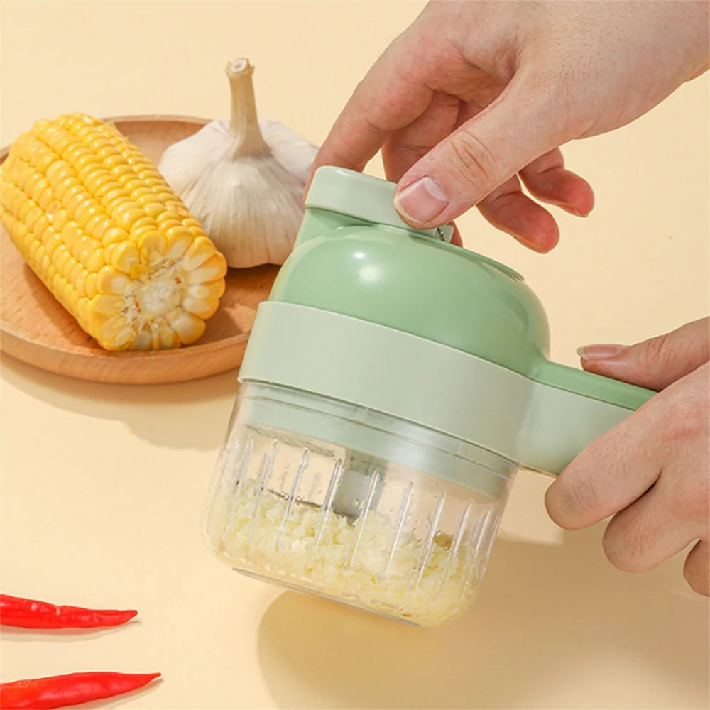 Multifunctional 4 In1 Electric Vegetable Cutter Slicer - Image 6