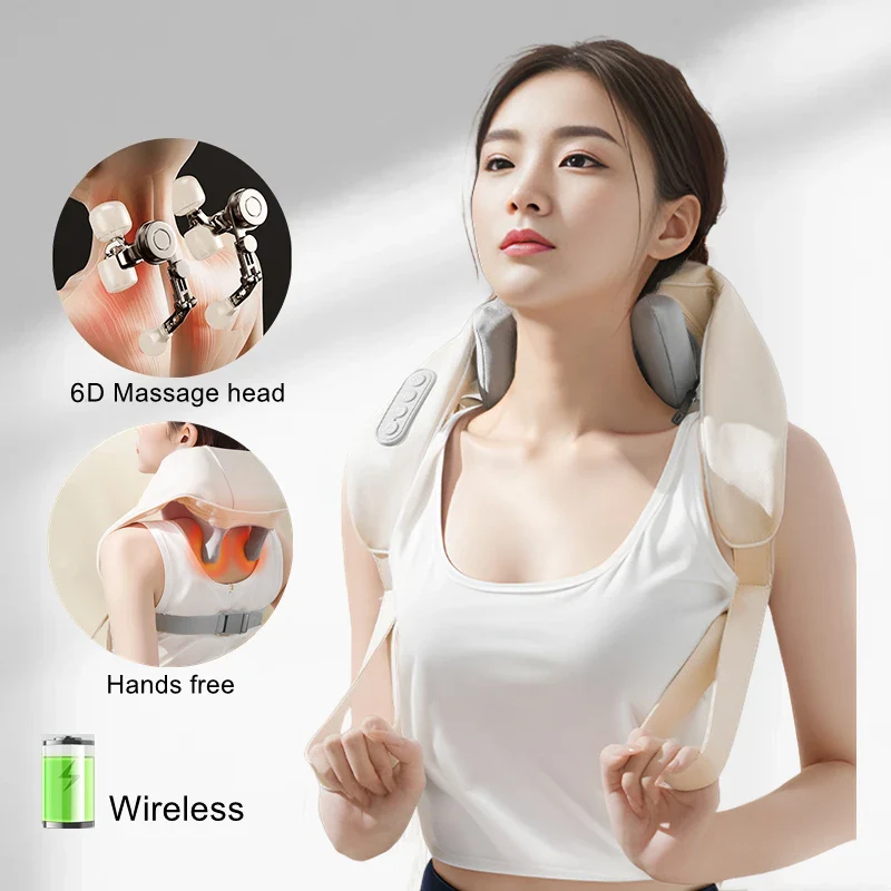 Multifunctional Cervical & Trapezius Muscle Massager – Neck, Shoulder & Hot Compress Therapy - Image 8