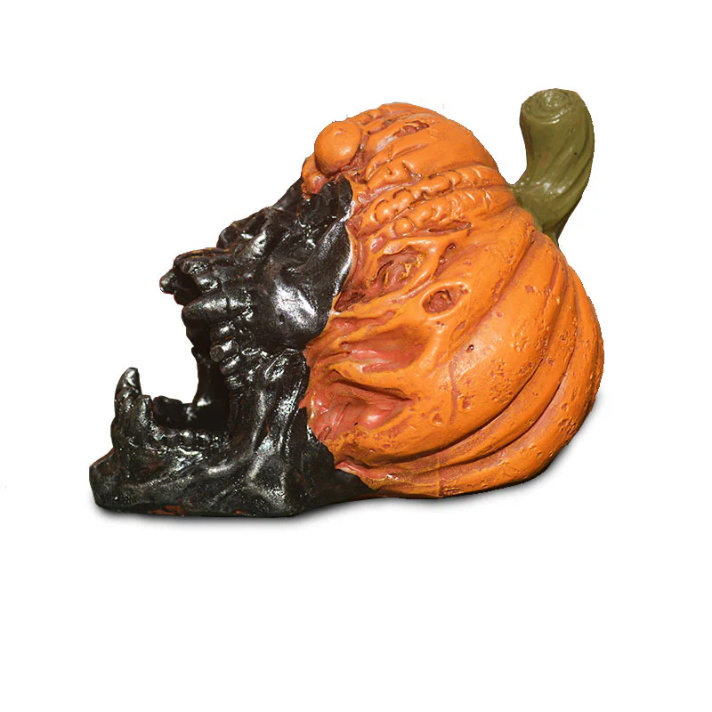 Evil Pumpkin Skull Halloween Ornament - Image 4