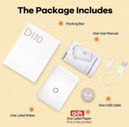 Niimbot D110 Paper Sticker Wireless Label Printer - Image 5