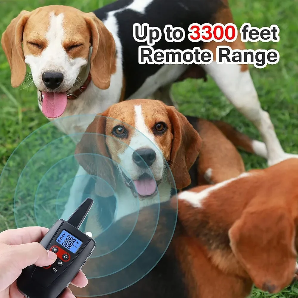 No Shock Dog Training Collar with Remote (Model: PD 526V-1) Beep & Vibration Modes | 3300 ft Range - Image 5