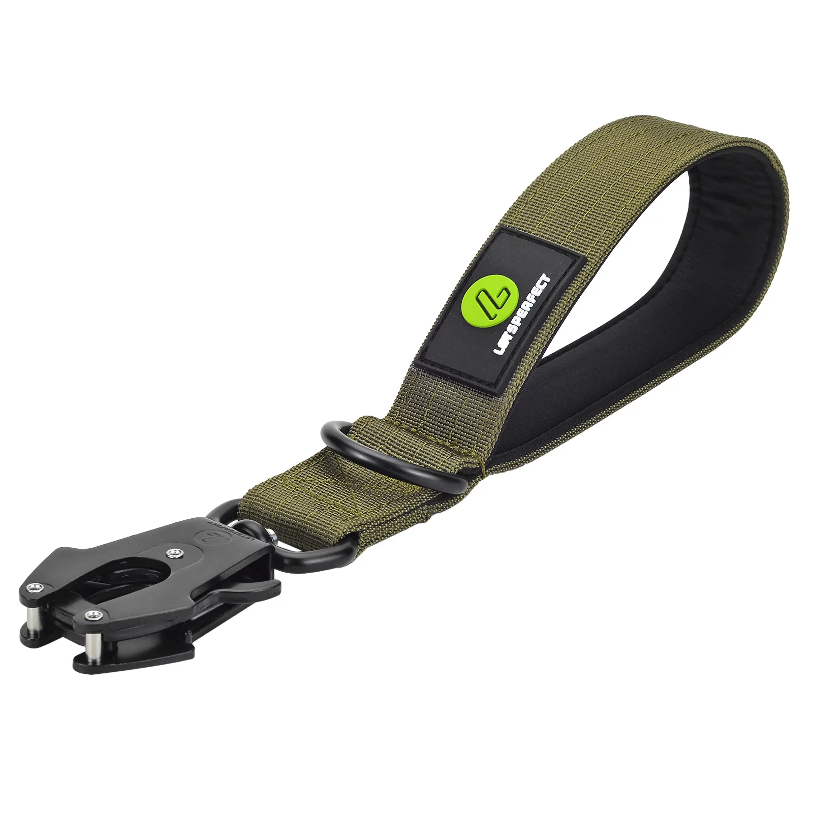 Nylon Military Style Short Leash with Metal Buckle - Image 7