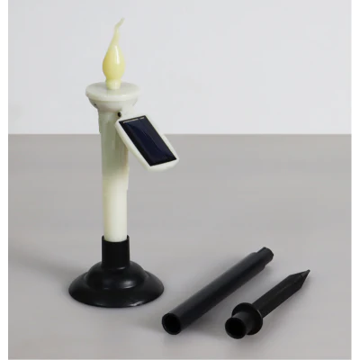 Outdoor Solar Candle LED Ground Lamp Garden Garden Decoration - Image 4