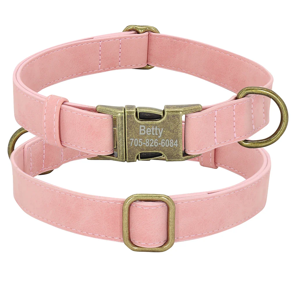 Personalised Leather Dog Collar and Lead Set - Image 17