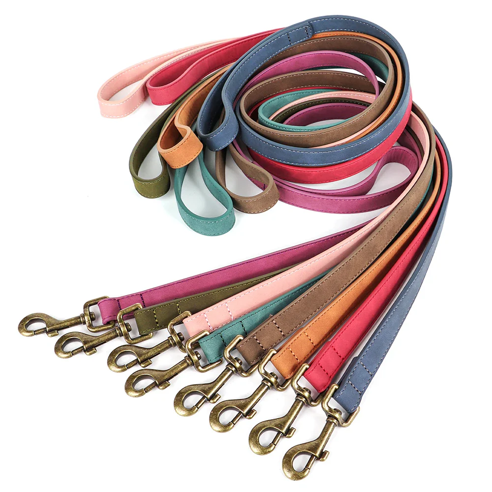 Personalised Leather Dog Collar and Lead Set - Image 3