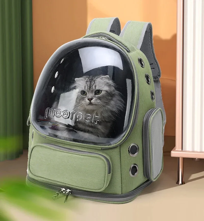 Pet Cat Carrier Backpack – Outdoor Travel Bag for Cats & Small Dogs - Image 3