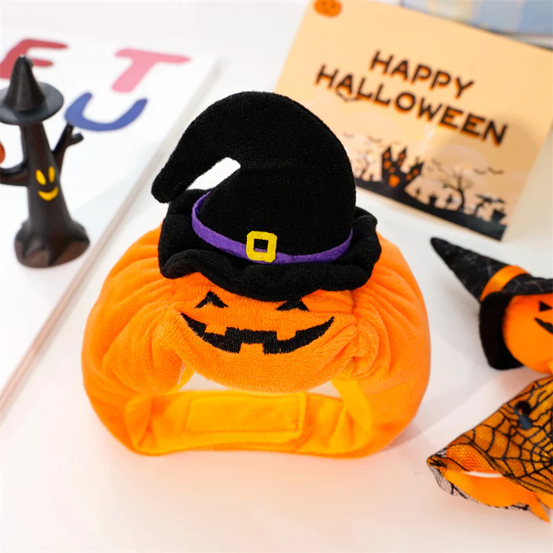 Pet Hat Halloween Funny Pumpkin Hat - Image 3