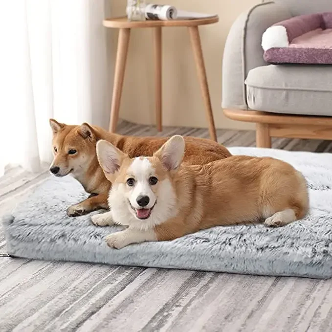 Plush Dog Bed Mat for Cats and Dogs - Image 2